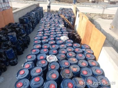 DAMAGED ACID ALKALI RESIST BLACK PAINT 871 DRUM APPROX. 17,420 LITRES