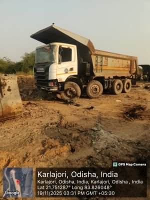 DAMAGED SCANIA G440 XT 8X4 TIPPER TRUCK