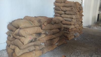 Fire damaged Lint Yellow