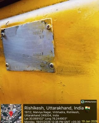 Fire Damaged Komatsu PC130-7 Excavator machine