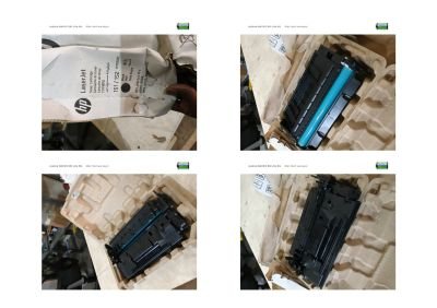 Water Affected Stock of Toner