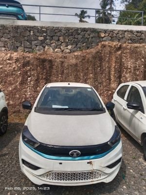 Damaged Tata Tiago EV XT and Tata Tiago EV XE MR