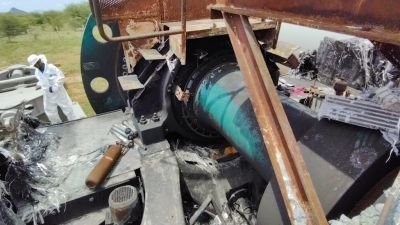 Cables (Copper) including LPS Cables related to SUZLON S120/140 2.1 Mw Wind Turbine. (including insulation available (mostly burnt)