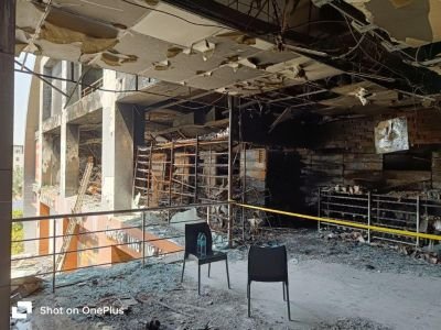 Fire Affected stock of Consumer Good Items