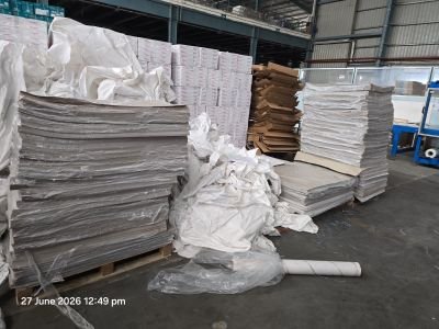 Water Affected Stock of Paper Ream
