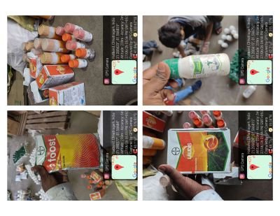Damaged Stock of Pesticides