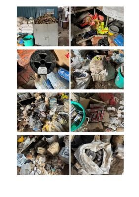 Flood Water Affected stock of Safety Material & Industrial Supplies