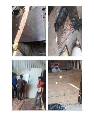 Storm or Rain Water Affected Stock of Ply UV, Good Base UV, Adhesive Gum, Supermelt Dana & other items