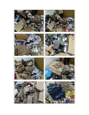 Water Affected Stock of Paper sheet and Cardboard Boxes