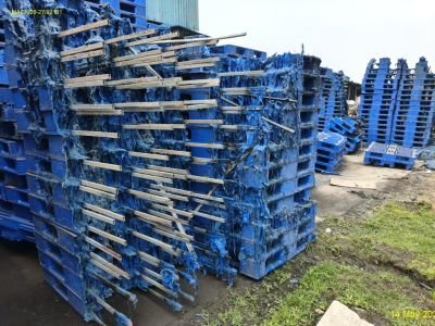 Fire Affected Plastic, M-Type Pallet and Steel Pallets