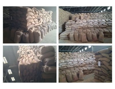WATER AFFECTED STOCK OF WHEAT APPROX. 1,02,025 KGS