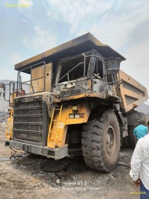 ACCIDENTAL DAMAGED TATA HITACHI EXCAVATOR TATA HITACHIZX470, SERIAL NO-THEJAHL0C00000753