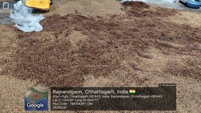 Water Logging/ Inundation affected Stock of Chana, Matar, Roasted Chana, Roasted Matar, Jute Bags & PPE Bags