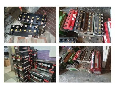 Fire Affected Stock of Solar Panel & Batteries