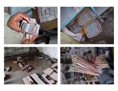 Inundated Water Affected Stock of Timer, SMPS, Solenoid Valve, MCB, Push Button, PLC, Transformer and other items