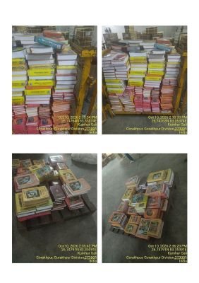 Water Affected Stock of Books